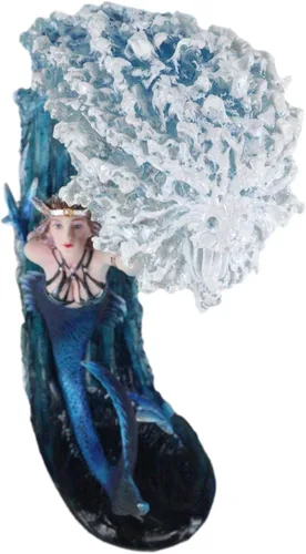 Vista 9 de Ebros Gift Anne Stokes Fantasía Arte Agua Elemental Sirena Surf Las olas Aqua Spirit Magic Water Bender Coleccionista Figura Guerrero Avatar