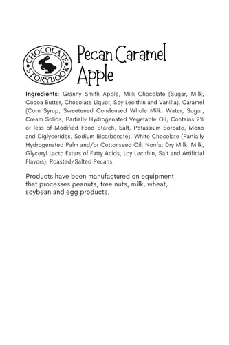 Vista 4 de Manzana de nuez y caramelo de chocolate con leche (individual) - Ideas únicas para regalos, familias, vacaciones, fiestas, vacaciones