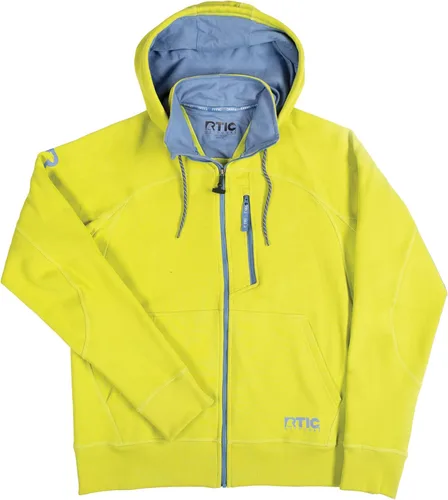 Vista 10 de RTIC Sudadera con capucha impermeable con cremallera para hombre, de manga larga, resistente al agua, para exteriores