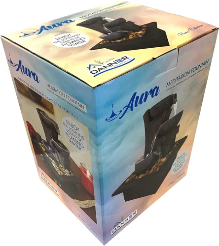 Vista 4 de Danner Manufacturing, Inc., Fuente de meditación Aura con cascada LED de 3 niveles, paquete de 1, 03801