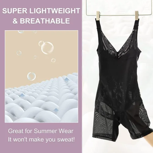 Vista 2 de YERKOAD Body moldeador de cuerpo completo para mujer, con control de abdomen y cintura para levantamiento de glúteos