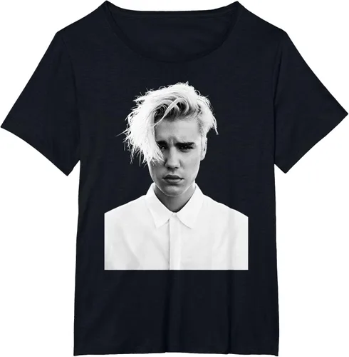 Vista 7 de Justin Bieber Camiseta oficial Purpose Tour Photo Dateback, Negro, S