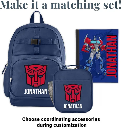 Vista 2 de Let's Make Memories Mochila Personalizada - TRANSFORMERS - Autobots - Navy Azul marino