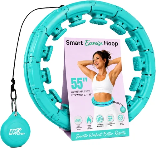 Vista 17 de Infinity Weighted Hula Hoop for Adults Weight Loss, Smart Exercise Hola Circle Hoop for Women Abs Workout