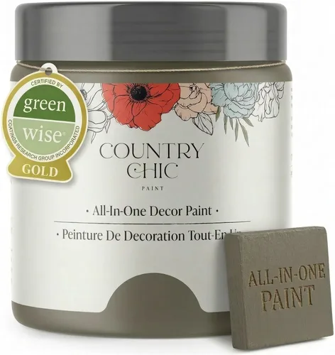 Vista 18 de Country Chic - Pintura a la tiza todo en uno para muebles y armarios, ecológica, acabado mate, con primer y sellador, para madera y metal, Alchemist