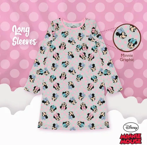 Vista 5 de Disney Girls Princess Frozen Minnie Mouse 3-Pack Nightgown