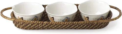 Vista 8 de Lenox Butterfly Meadow - Cuenco pequeño para servir, color blanco