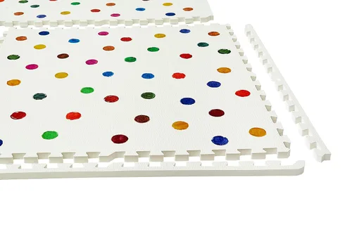 Vista 5 de Yay Mats - Alfombra de juego extra grande para bebé, suave, gruesa y no tóxica, cubiertas de espuma de 6 pies x 4 pies, azulejos expandibles