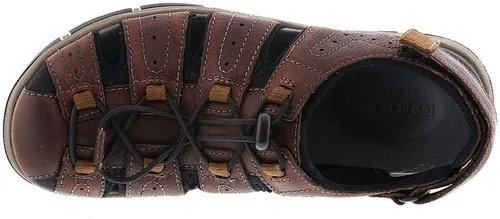 Vista 2 de Clarks Brixby Cove Fisherman Sandalia para hombre, Marrón