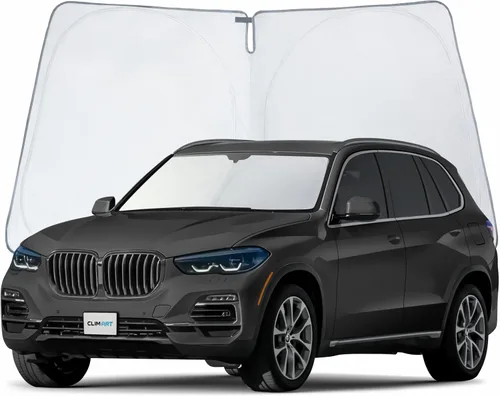 Vista 27 de CLIM ART Parasol para parabrisas para BMW X3 2018-2024, parasol plegable de ajuste personalizado, protector solar del vehículo, cubierta