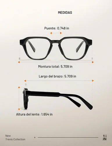 Vista 6 de TIJN Gafas de Bloqueo de Luz Azul para Mujeres y Hombres Marco Rectangular TR90 y Estilo Elegante Preppy Gafas de Pantalla de Computadora