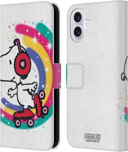 Vista 128 de Head Case Designs Funda de piel con licencia oficial de Peanuts Beach Surf Snoopy Boardwalk Airbrush compatible con Apple iPhone 11