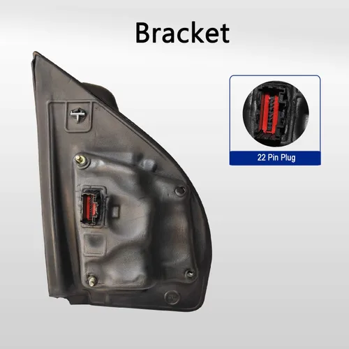 Vista 5 de WLLW Espejos de remolque del lado del conductor izquierdo para camioneta Ford F250 F350 F450 F550 Super Duty 2017 2018 2019 2020 con alimentación