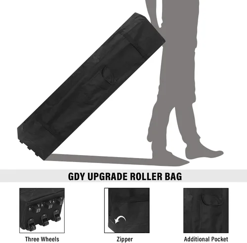 Vista 7 de GDY - Carpa plegable de 10 x 10 pies, toldo para exteriores con bolsa de transporte
