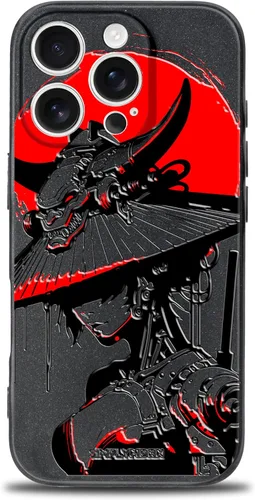 Vista 54 de SIMPLYMDRN Funda delgada para iPhone 12 Pro Max, diseño de guerrero, funda genial para hombres, funda de soldado de combate, delgada y flexible