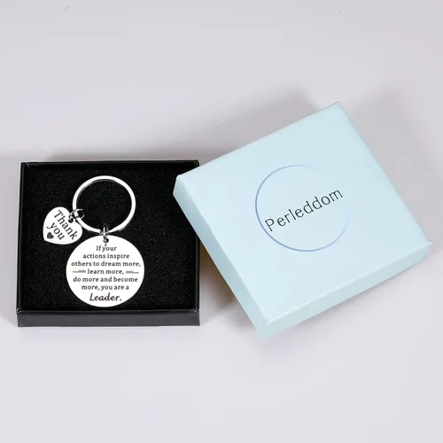 Vista 4 de Llavero de agradecimiento al jefe, regalo para hombres, mujeres, regalo de oficina para líderes, supervisores, mentores, compañeros de trabajo