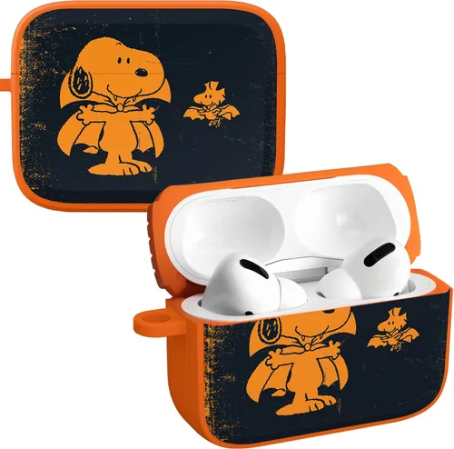 Vista 18 de Affinity Bands Peanuts Halloween HDX - Funda compatible con Apple AirPods Gen 1 y 2 (gran calabaza)