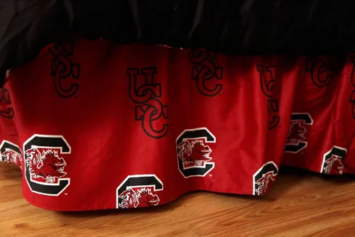 Vista 39 de College Covers Everything Comfy Nebraska Cornhuskers - Falda de cama con volantes, tamaño individual