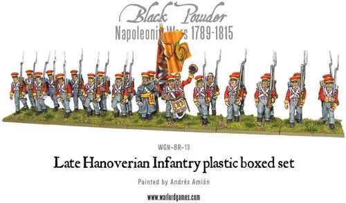 Vista 2 de Black Powder Late Napoleonic Hanoverian Line Infantry Regiment 1:56 Military Wargaming Plastic Model Kit