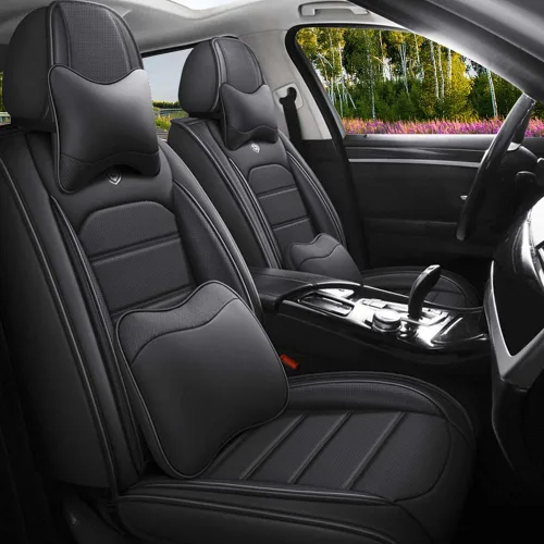 Vista 11 de Funda de asiento de cuero para Mazda CX-3 2016-2021, accesorios interiores, fundas de asiento, cojín protector de vehículo, compatible con bolsa