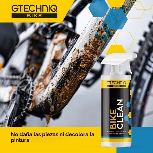 Vista 3 de Gtechniq Spray limpiador de bicicletas, 34 onzas líquidas Disuelve y descompone la suciedad, la suciedad y el aceite, fórmula amigable