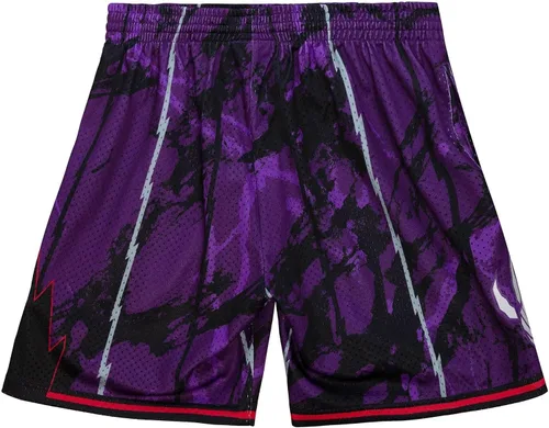 Vista 2 de Mitchell & Ness NBA Team Marble Swingman Shorts Toronto Raptors 1998