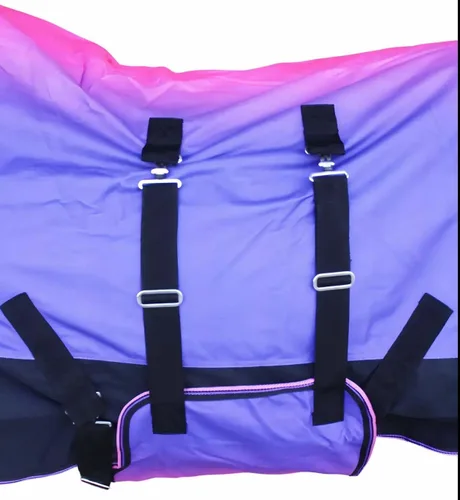 Vista 3 de Challenger Manta ligera 393B del invierno de la luz de la hoja del caballo de la lluvia de la prenda impermeable de la participación 1