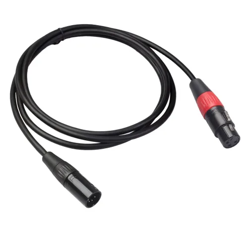 Vista 2 de Seadream Cable XLR DMX de 5 pines macho a hembra de 3 pines; cable XLR hembra de 3 pines a XLR macho de 5 pines para micrófono DMX luz de escenario