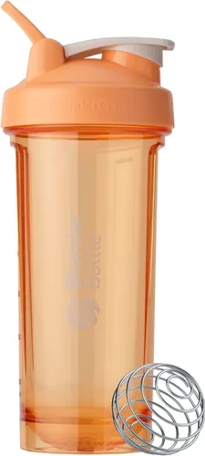 Vista 9 de BlenderBottle - Botella agitadora Pro Series perfecta para batidos de proteínas y preentrenamiento, 24 onzas, color gris humo Gris (Smoke Grey)
