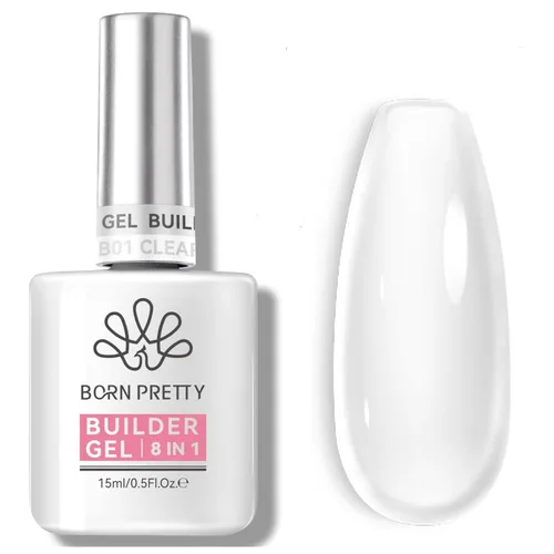 Vista 14 de Born Pretty Juego de Base y Capa Superior de 2 Piezas, Capa Superior de Alto Brillo, Gel Base para Uñas de Larga Duración con Acabado Brillante