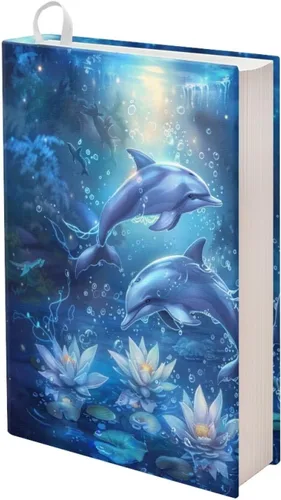 Vista 33 de DISNIMO Beach Sunrise - Funda elástica para libros de texto de tapa dura, lavable, reutilizable, protector de libros para adultos, mujeres, hombres