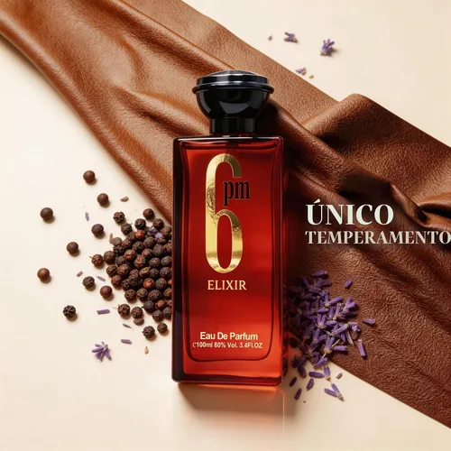 Vista 3 de A CENTER 6pm Elixir Eau de Parfum para hombre, 3.4 fl oz, cálida colonia de madera, fragancia de larga duración, aroma de tabaco ámbar, regalo
