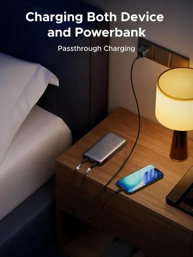 Vista 12 de UGREEN Power Bank 25,000mAh 145W Cargador portátil para laptop, paquete de baterías de 3 puertos USB C PD Nexode, para MacBook Pro/Air, Dell XPS