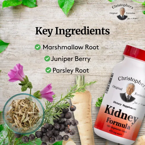Vista 3 de Christopher's Original Formulas Fórmula de riñón - Fórmula de desintoxicación y reparación de limpieza renal - Mezcla de hierbas para apoyo renal