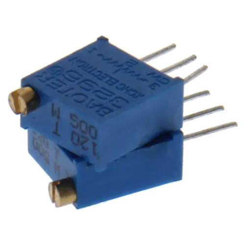 Vista 7 de Fielect 20 Potenciómetros de recortadora multigiro de 100R Ohm Potenciómetros de resistencia variable de 3 pines, 3296W-101
