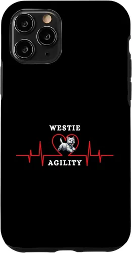 Vista 10 de iPhone 14 Plus Dog Agility - mi corazón late para Westie Agility Case