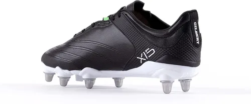 Vista 5 de Gilbert Sidestep X15 - Botas de rugby con 8 pernos, tallas 6.5 a 15.5 de EE. UU