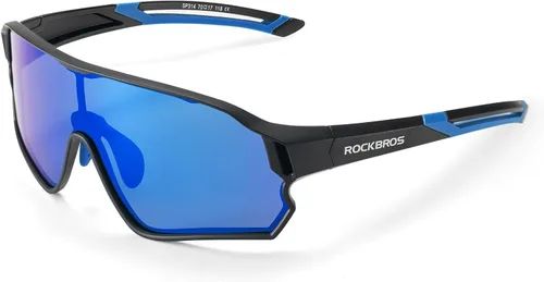 Vista 7 de ROCKBROS Lentes de sol polarizados para niños, gafas de sol deportivas para ciclismo, protección UV400 para jóvenes, niños y niñas de 8 a 14 años
