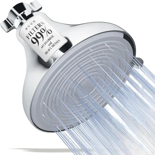 Vista 9 de NUUD Cabezal de ducha filtrado, elimina el cloro, los metales pesados y los contaminantes para un cuero cabelludo, piel y cabello más saludables