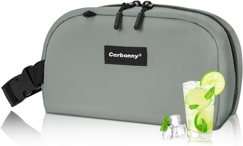 Vista 9 de Cerbonny Pequeña bolsa refrigeradora, bolsa de almuerzo congelable para niños y adultos, pequeña bolsa aislada, mini bolsa portátil para aperitivos