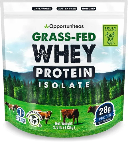 Vista 11 de Proteína de suero de chocolate en polvo, aislado de suero alimentado con pasto + cacao orgánico + azúcar real + sal del Himalaya, delicioso sabor