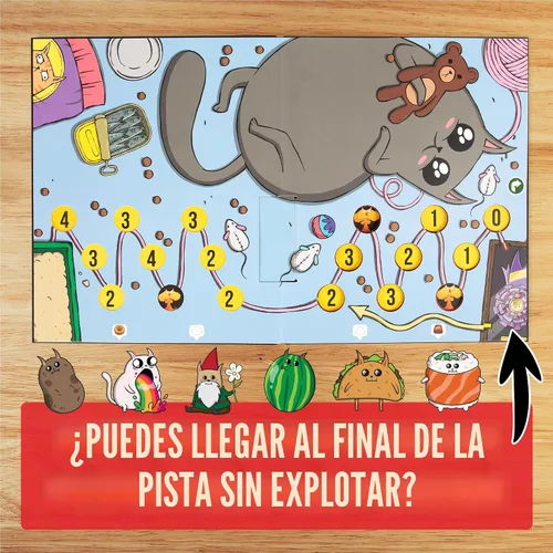 Vista 4 de Exploding Kittens: El Juego de Mesa - El Juego de Fiesta Lleno de Acción para Celebrar el 10º Cumpleaños - 2-6 Jugadores a Partir de 7 Años - Ideal