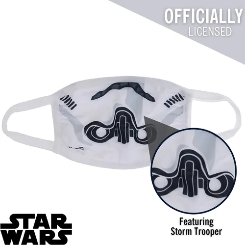 Vista 6 de Storm Trooper - Máscara facial para adultos