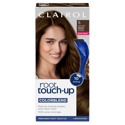 Vista 42 de Clairol Root Touch-Up de Nice'n Easy Tinte Permanente para el Cabello, 10 Rubio Extra Claro, Paquete de 1