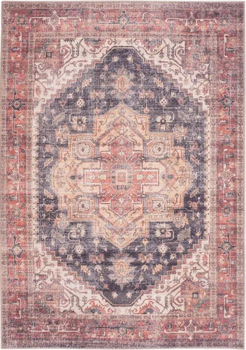 Vista 302 de GLN Rugs Traditional Collection - Alfombra de felpilla lavable a máquina, tradicional lavable, antideslizante, alfombra de felpilla de pelo corto