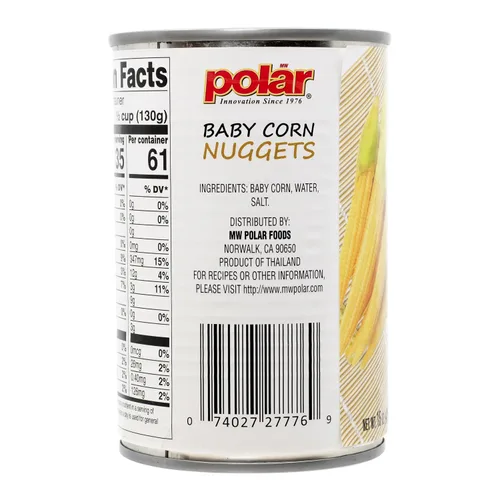 Vista 3 de MW Polar Vegetales enlatados, pepitas de maíz para bebés, 15 onzas (paquete de 12)