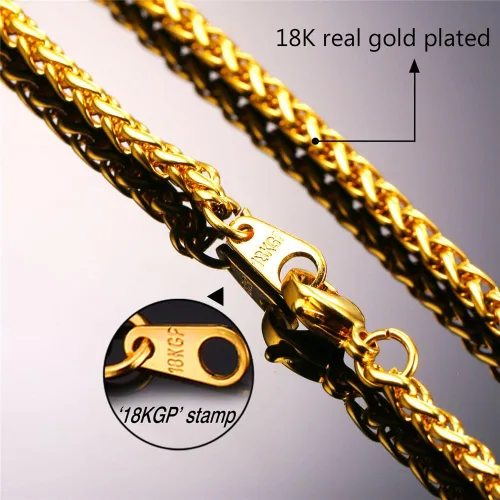 Vista 7 de U7 Collar con inicial de la A a la Z, dije de letra helada con cadena de 22 a 24 pulgadas, para hombres y mujeres, con nombre del alfabeto de hip