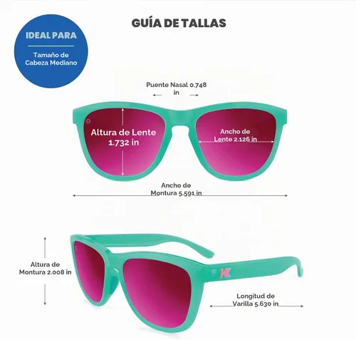 Vista 4 de Knockaround Gafas de sol polarizadas prémium para hombres y mujeres, protección UV400