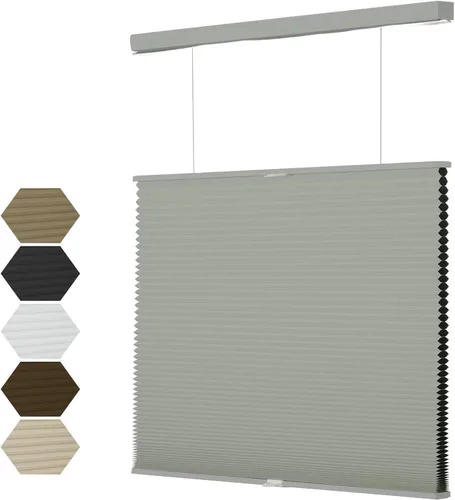 Vista 18 de MYshade Top Down Bottom Up (TDBU) - Persianas celulares sin cordones, persianas de panal de 1.5 pulgadas con filtro de luz para ventanas