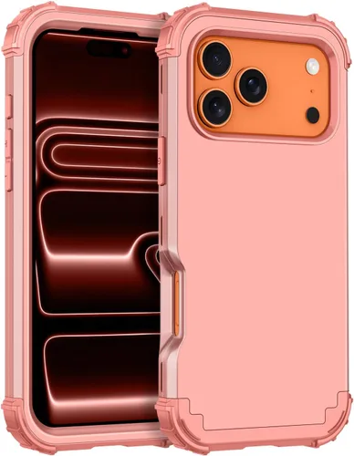 Vista 105 de Miqala Funda para iPhone 12, iPhone 12 Pro, que brilla en la oscuridad, tres capas, resistente a los golpes, protección de plástico duro + funda